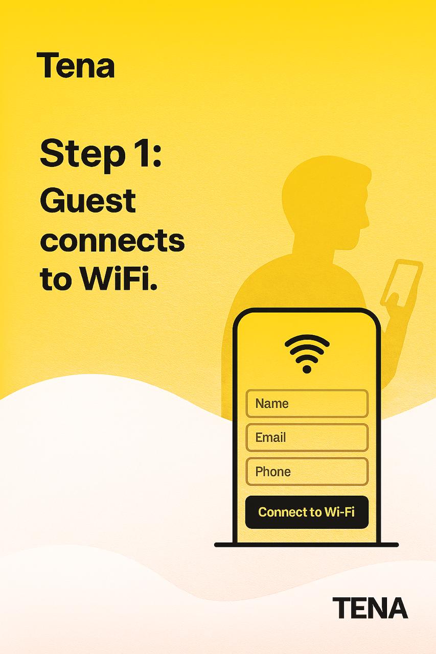 Guest connects to WiFi